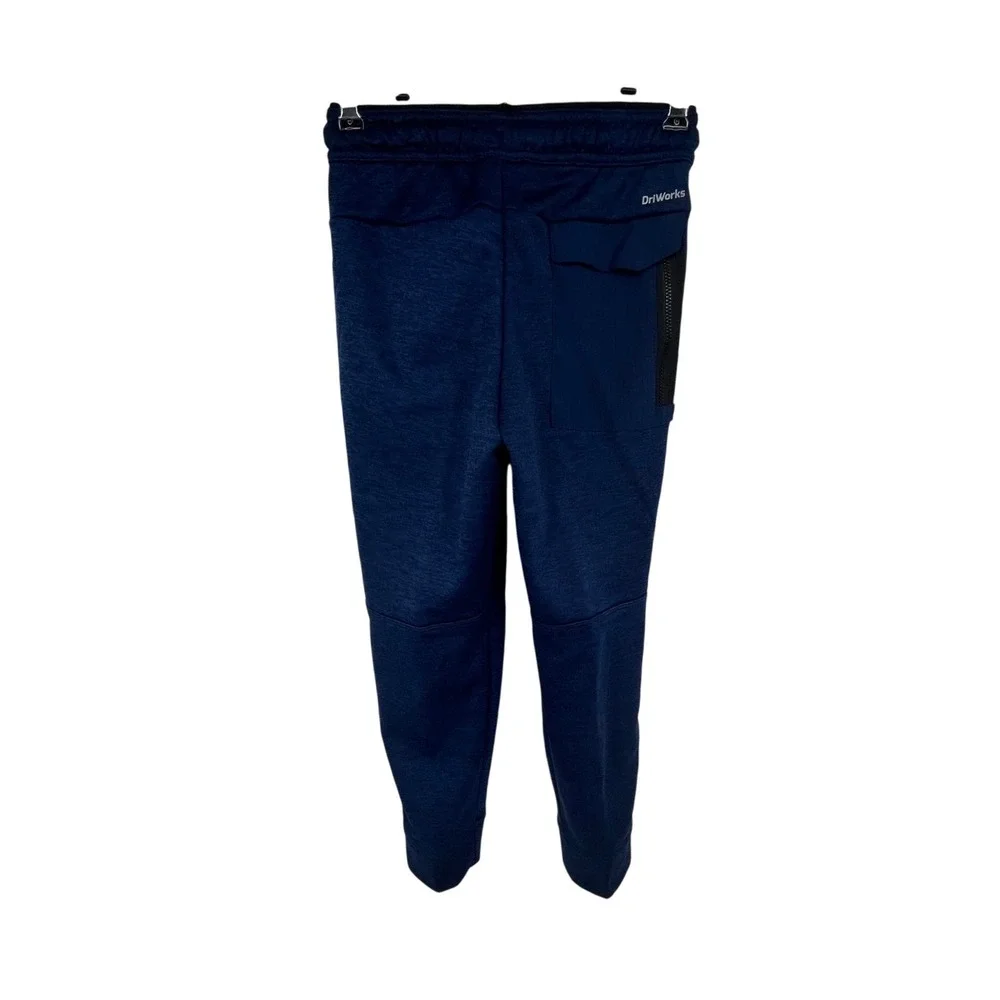 Athletic Works Jogger Pants‎ Boys Small 6-7 Blue Heather Tech Fleece DriWorks